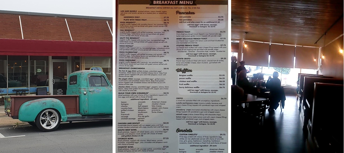 The Hen & Egg Menu